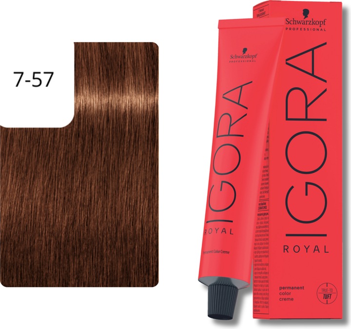 Image du produit Schwarzkopf Professional Igora Royal (7-57 Blond blond moyen Cuivre or cuivré)
