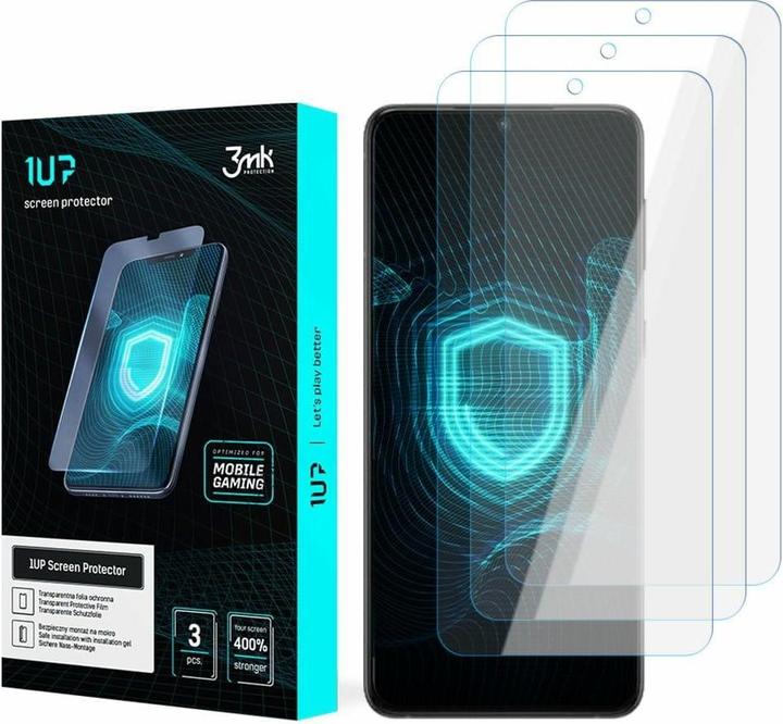 Produktbild 3MK Folia 1UP Sam S23+ S916 Folia Gaming 3szt (3 Stück, Galaxy S23+)