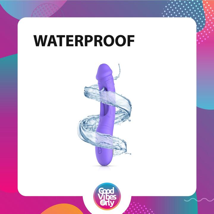 Image du produit Good Vibes Only Flax - Godemiché vibrant avec stimulateur du point G