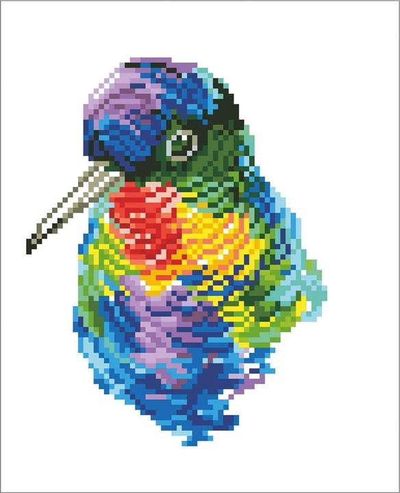 Produktbild Diamond Dotz Bastelset Rainbow Feathers 22 x 27 cm