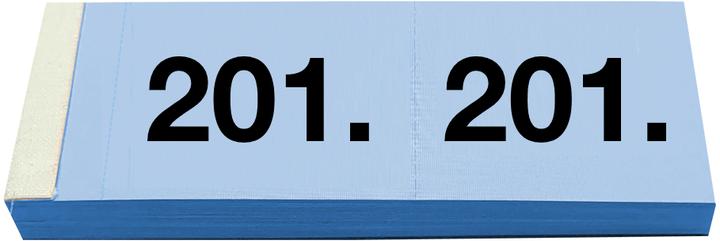 Produktbild Simplex Garderobeblocks 201-300 blau (100x)