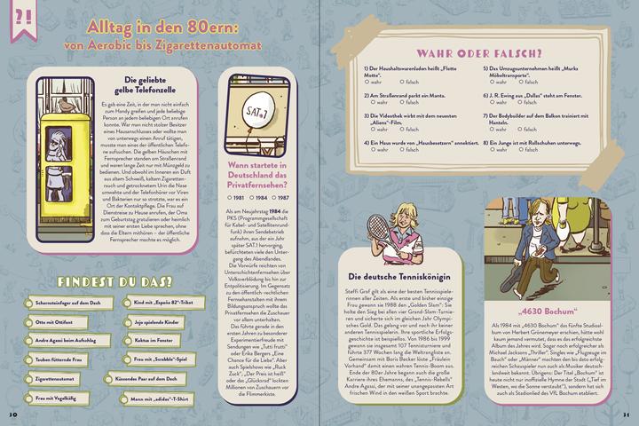 Actual product image Die 80er Jahre - Das grosse Wimmelbuch von Walkman bis Wimbledon (German, Marian Meinhardt-Schönfeld, 2024)