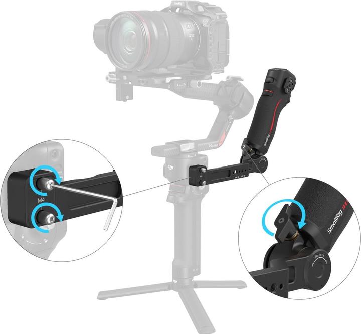 Immagine prodotto SmallRig 4326 Impugnatura per il controllo della messa a fuoco per la serie DJI RS (Aiuto per la messa a fuoco del gimbal)