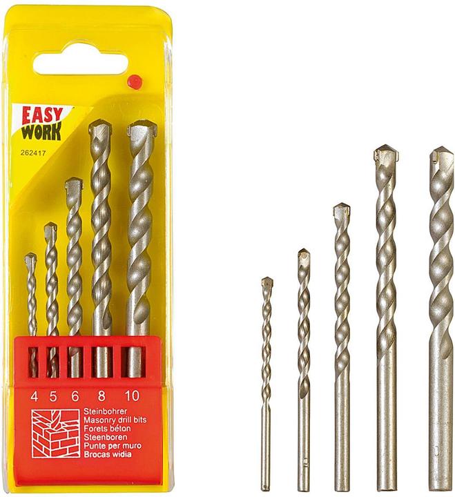 Immagine prodotto Easy Work Set di punte in metallo duro 4 - 10 mm (4 - 10 mm)