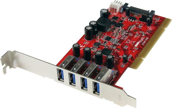 Produktbild StarTech 4 Port SuperSpeed USB 3.0 PCI Card