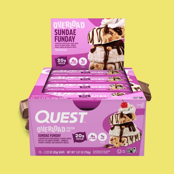 Image du produit Quest Nutrition Overload Bars (732 g, 12 pcs)