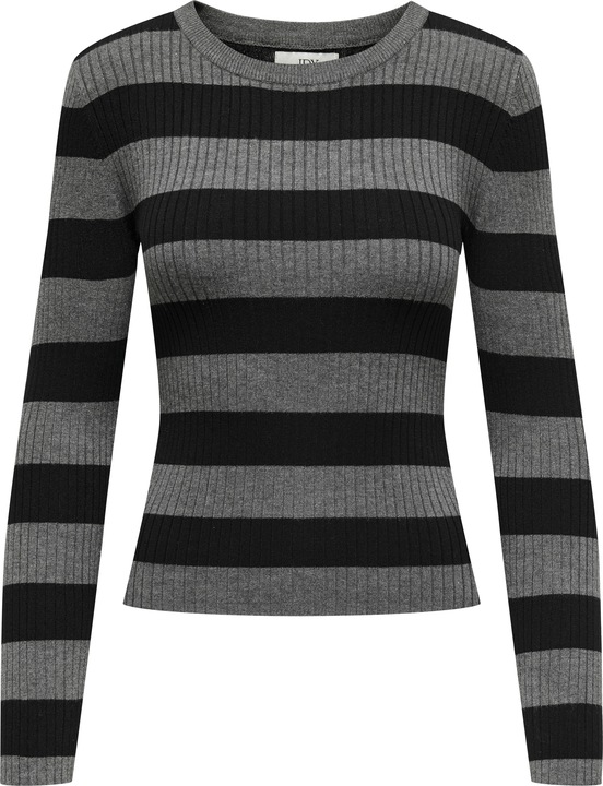 JdY Gerippt Rundhals Pullover Strickpullover