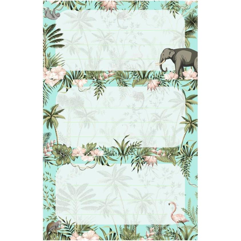 Herlitz, Sticker, Buchetiketten Tropical, 76 x 35 mm