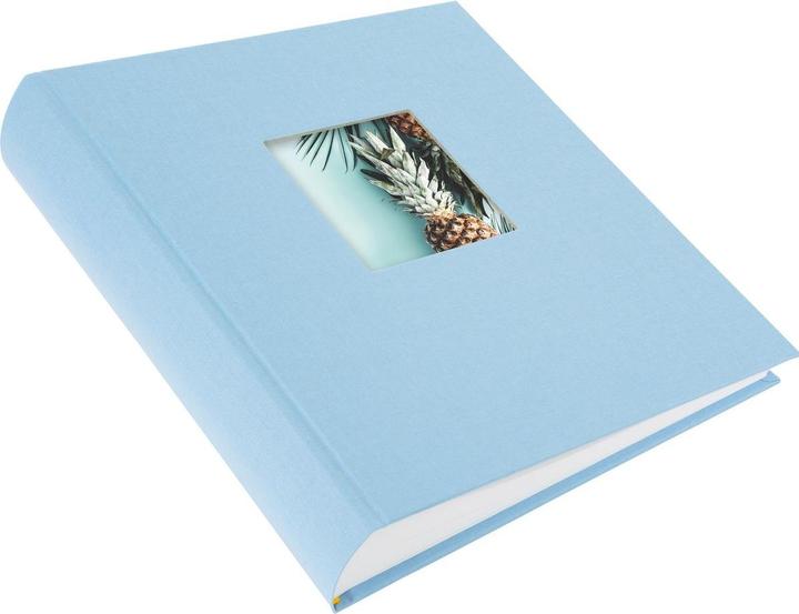 Produktbild Goldbuch Album 31 729 Bella Vista sky-blue 30x31 / 100psl, white leaves | angles / stickers bookbind (30 x 31 cm)