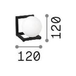 Thumbnail - Ideal lux, Tischlampe, ANGOLO G9 Tischleuchte Messing warmweiss 284361 (370 lm, G9)