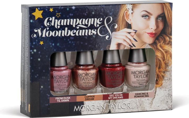 Morgan Taylor CHAMPAGNE & MOONBEAMS LOTE 4 pz (Farblack)