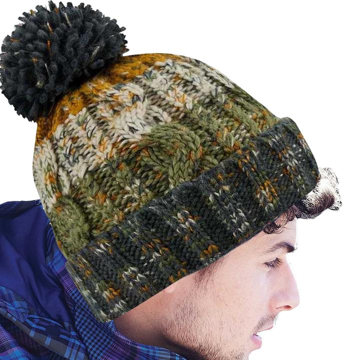 Produktbild Beechfield Corkscrew Strickmütze mit Bommel