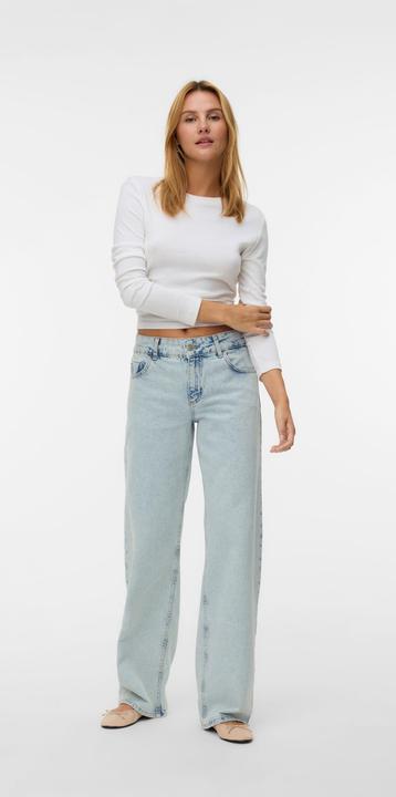 Actual product image Vero Moda VMRANCY Mid Rise Weiter Beinschnitt Jeans Weit geschnitten (W27/L30)