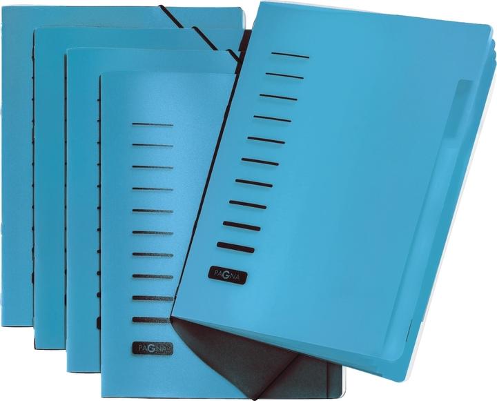 Produktbild Pagna Ordnungsmappe, DIN A4, aus PP, 6 F„cher, blau (A4, 1x)