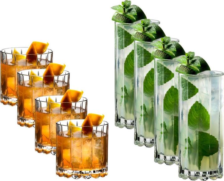 Image du produit Riedel Verrerie spécifique aux boissons ROCKS & HIGHBAS (3.10 dl, 8x, Verre à whisky)