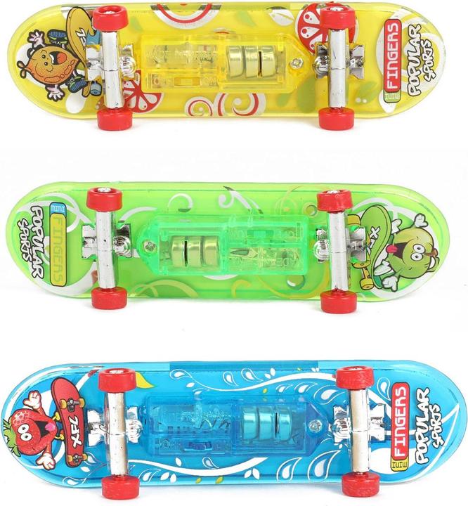Immagine prodotto Toi-Toys Skateboard da dito con luce e ruote supplementari