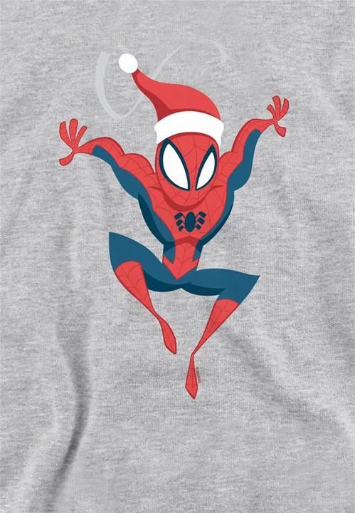 Produktbild Spiderman Holiday Outfit Kapuzenpullover meliert (128)