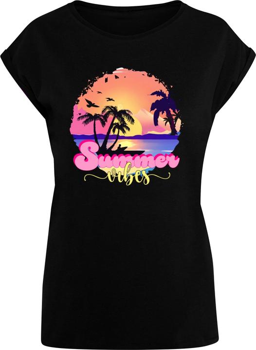 Image du produit Merchcode Ladies Summer Vibes Sunset Extended Shoulder Tee - 116527 (XS)