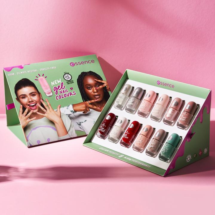 Actual product image essence Gel nail colour 57 PRETTY IN pink (57 Pretty in pink, Gel-Effect Nail Polish)