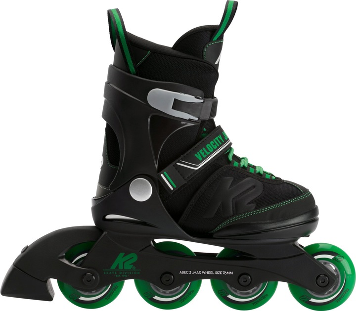 Produktbild K2 Velocity Junior Boy Inliner (Grösse: 32.0-37.0, black/green) (32)