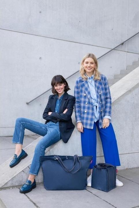 Produktbild reisenthel Flaschentasche Herringbone Dark Blue