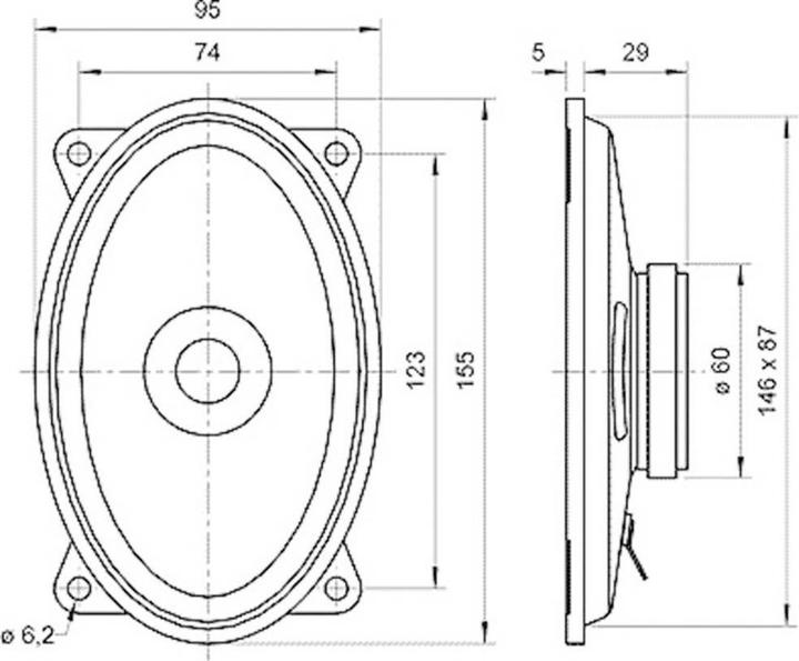 Actual product image Visaton Full range loudspeaker FR 9.15,4 Ohm