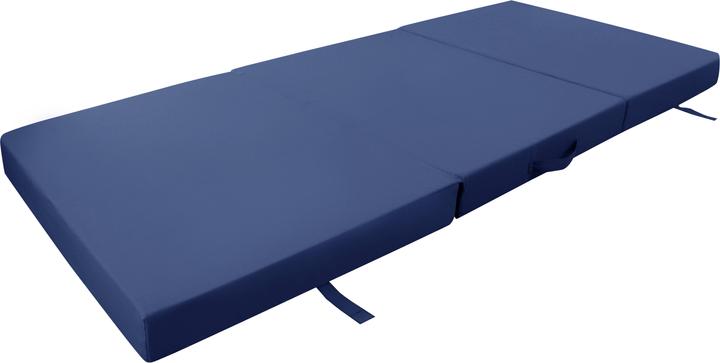 Produktbild Herlag Klappmatratze Senior blau 195x85 cm Faltmatratze Campingmatratze