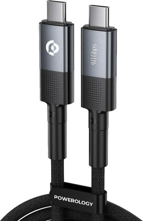 Image du produit Powerology USB C – USB C (2 m, USB 4.0, 240 W)