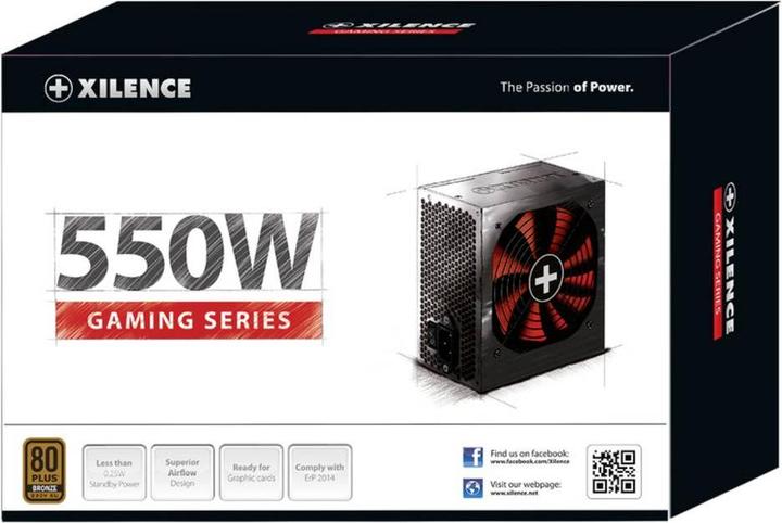 Actual product image Xilence XP550R10 Gaming Series 550W (550 W)