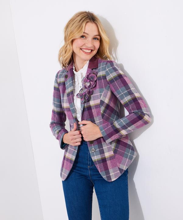 Produktbild Joe Browns Check Jacket with Corsage (46)
