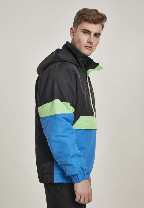 Produktbild Urban Classics 3-Tone Neon Mix Pull Over Jacket (XS)