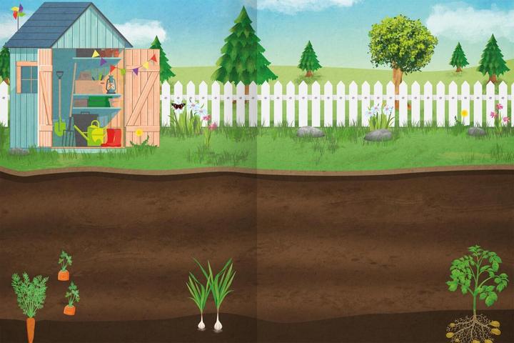 Produktbild Erstes Stickern – Im Garten (Deutsch, Timo Schumacher, 2022)