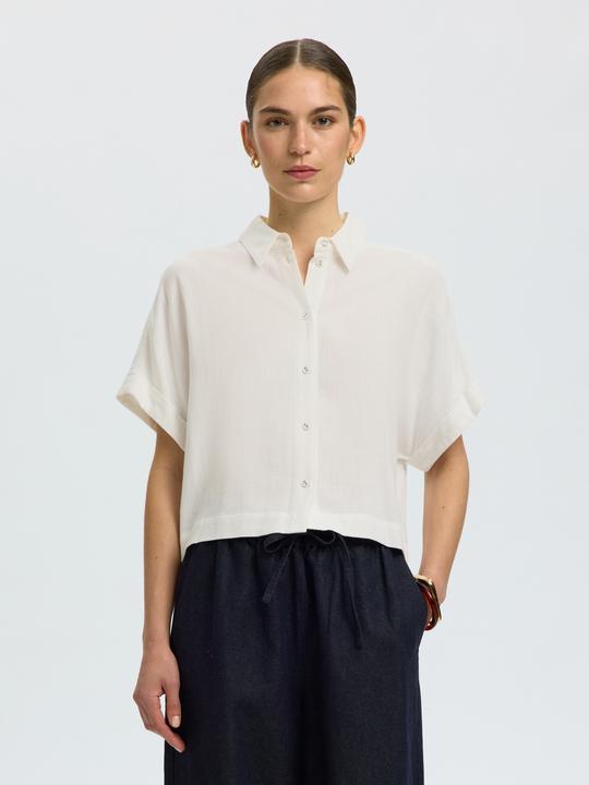 Produktbild Selected Cropped Kurzarmhemd (40)
