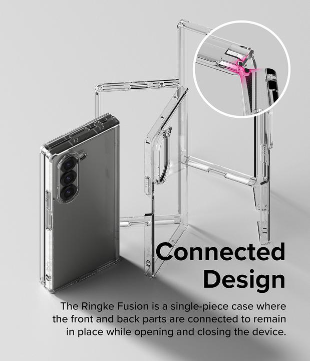 Produktbild Ringke Case for Galaxy Z Fold 6 FUSION CLEAR (Samsung Galaxy Z Fold6)