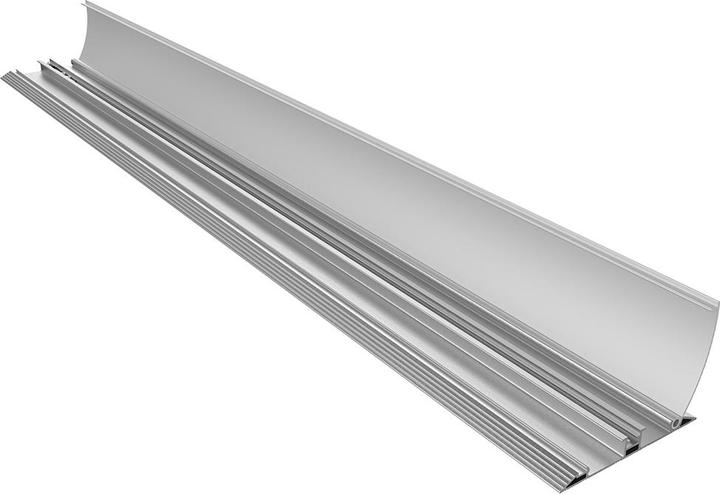 Multibrackets Aufboden Kabelkanal 139x1100, Aluminium, silber (Kabelkanal, 110 cm)