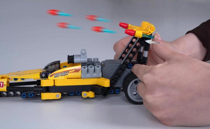 Actual product image Cada Drag Racing gelb Bricks