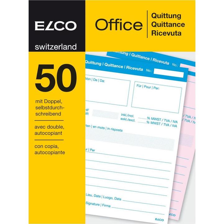 Image du produit Elco Reçu (50 x)