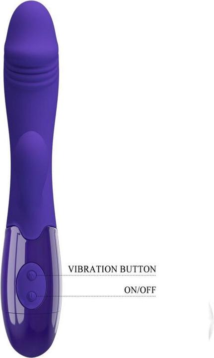 Actual product image Pretty Love Snappy Youth Vibrator & G-Spot Stimulator Purple