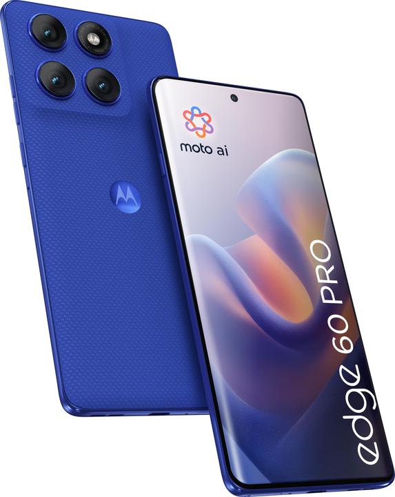 Actual product image Motorola edge 60 pro (512 GB, Blue, 6.67", Dual SIM, 10 Mpx, 5G)