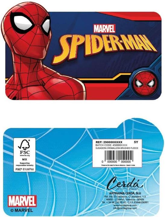 Produktbild Spiderman Spider-Man Jungen Sweater Mit Kapuze Rot (164)