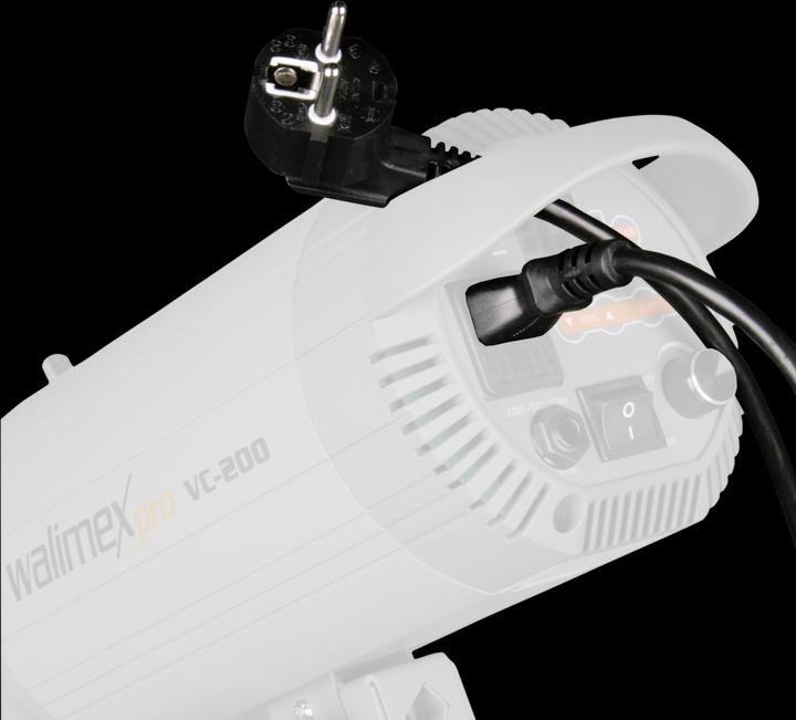 Actual product image Walimex Mains cable 4m with cold appliance plug (4 m)