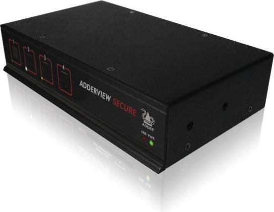 Produktbild Adder Secure KVM Switch with USB, DVI EAL4+ and EAL2+ Accredited 4 port