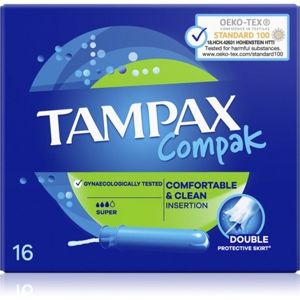 Produktbild Tampax Compak Super - Tampon 16.0ks (16 x)