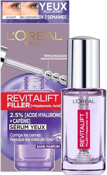 Image du produit L'Oréal Paris L'Oreal Paris Revitalift Filler Eye Serum (Soin des yeux Sérum, Journée)
