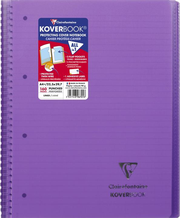 Actual product image Clairefontaine Koverbook (A4+, Lined, Hardcover)