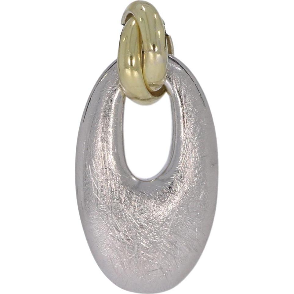 Thumbnail - Xen, Ring, Anhänger oval eismattiert bicolor, (One Size, 925 Silber)