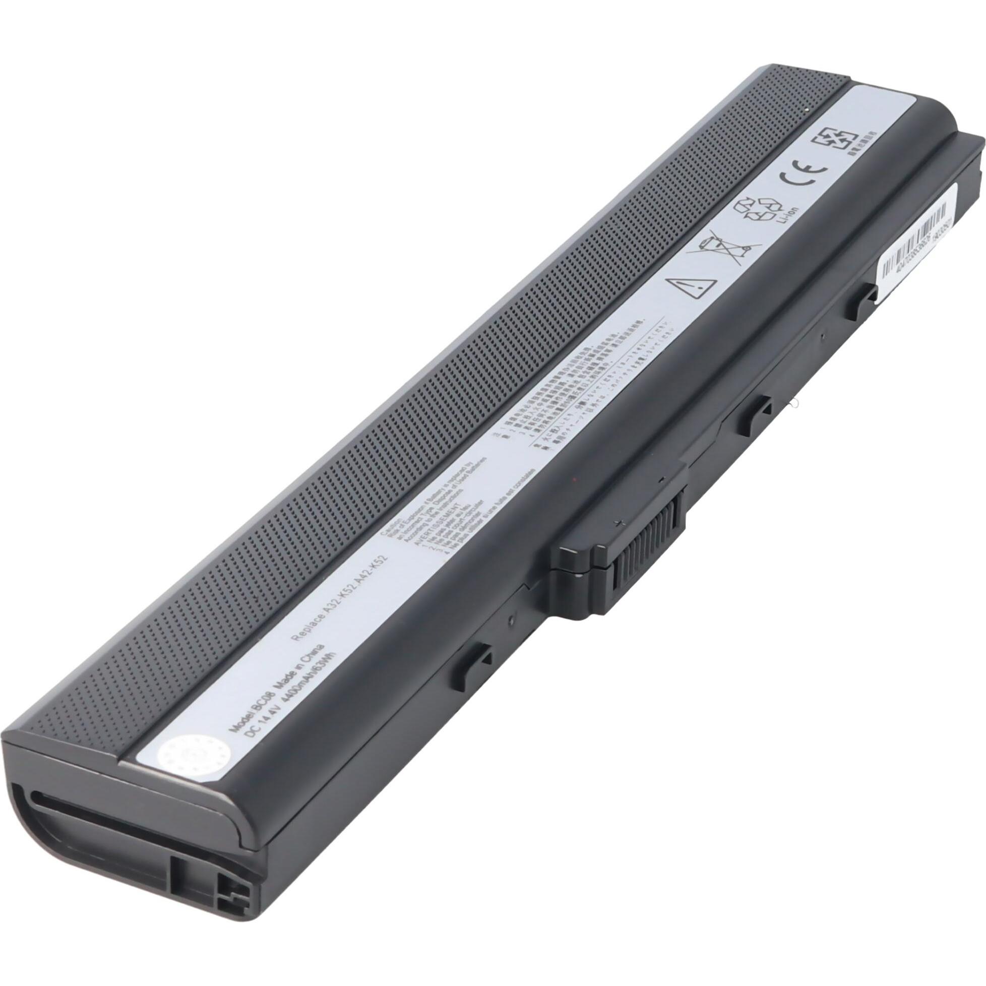 Thumbnail - ASUS Akku K42, K53, A32-K52 (4400 mAh), Notebook Akku, Schwarz