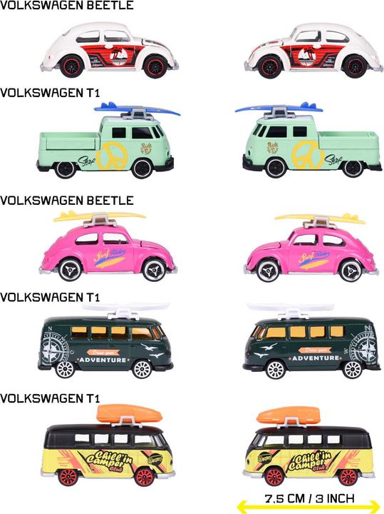 Produktbild Majorette Volkswagen 5 Pieces Giftpack