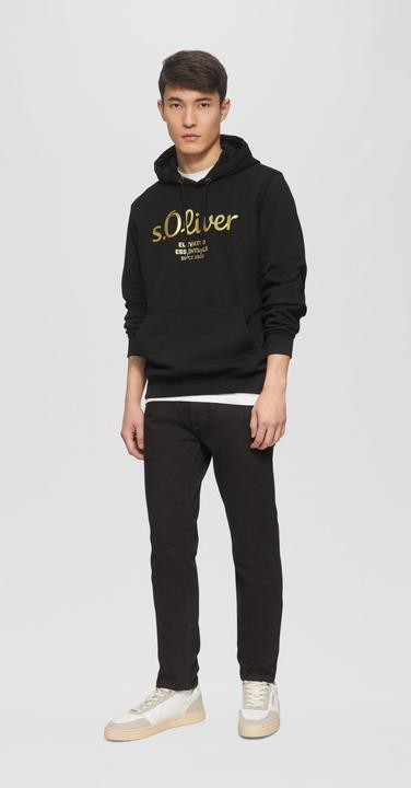 Produktbild S.Oliver Sweatshirt Hoodie mit Gold- oder Silber-Print (XXL)