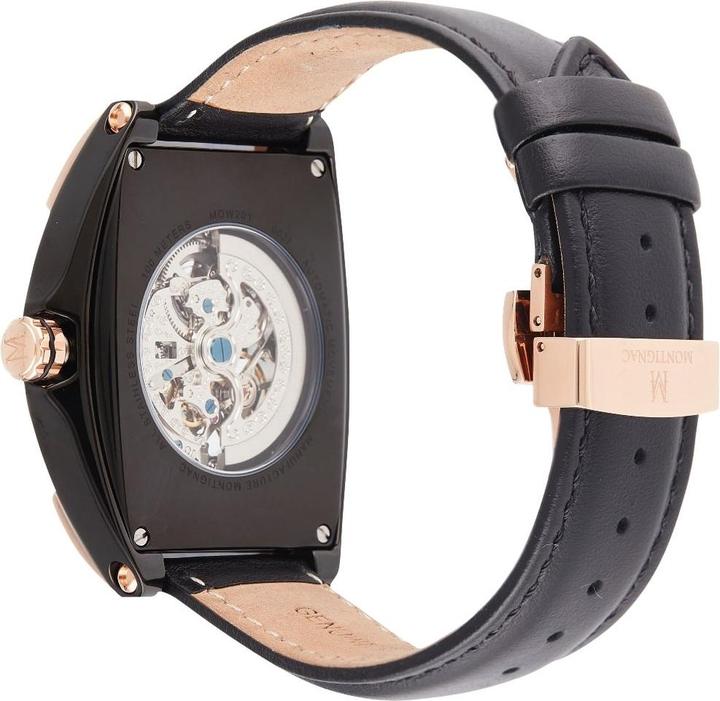 Actual product image Montignac Automatic Watch Tonneau (Skeleton watch)